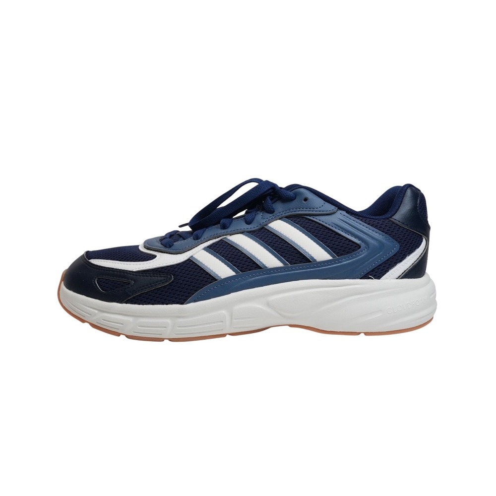 Adidas Strutter Mens 12 Blue White Cloudfoam Comfort Dad Shoes JR6130